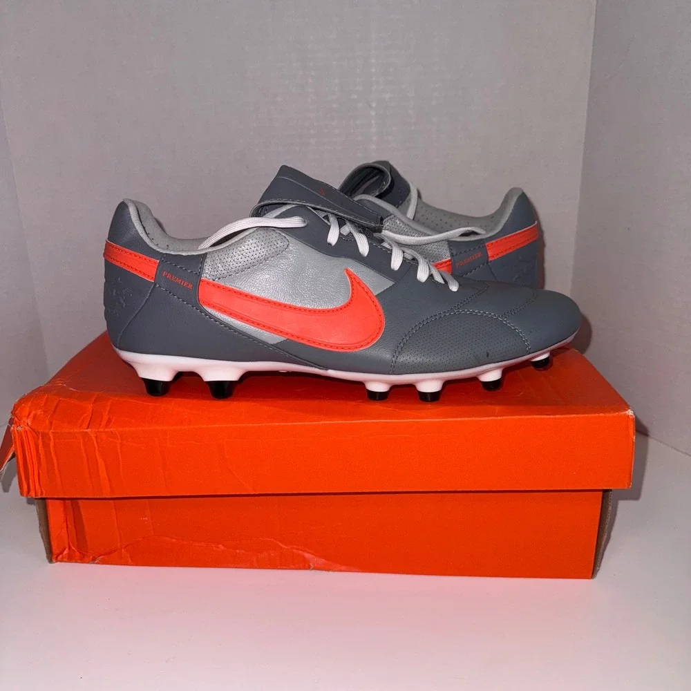 Nike Premier 3 FG Soccer Cleats Smoke Grey NIB Unisex Mens 8.5 Women's 10